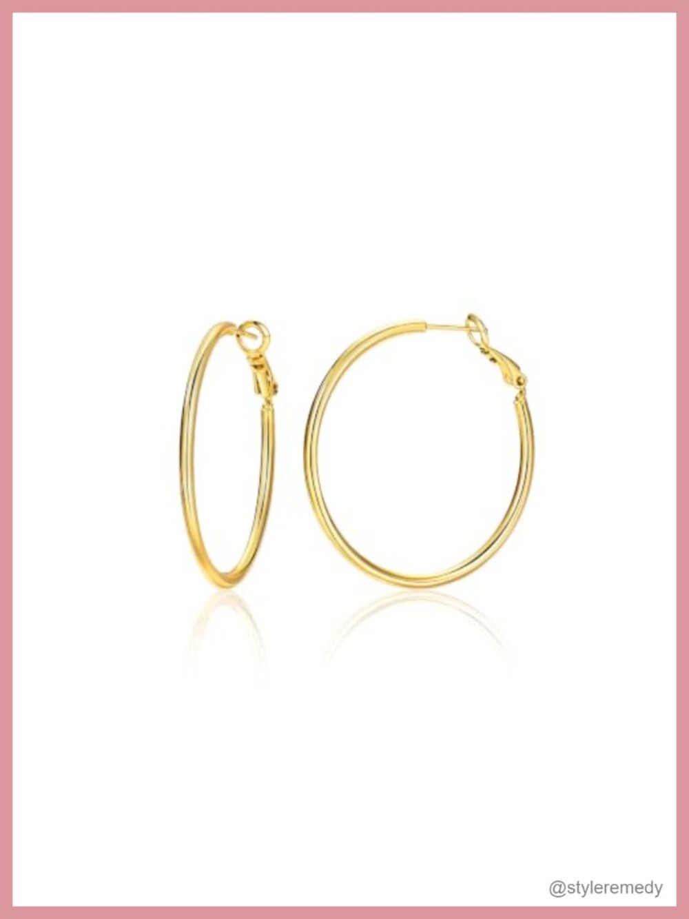 14K Gold Filled Hoop Earrings Hinged Hoop Hypoallergenic